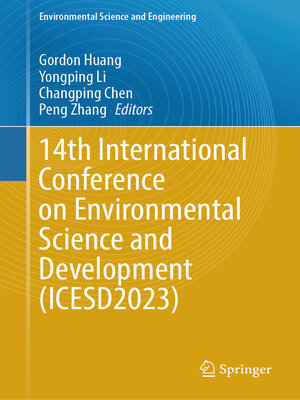 cover image of 14th International Conference on Environmental Science and Development (ICESD2023)